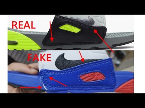 fake nike slides ebay|how to spot a fake nike.